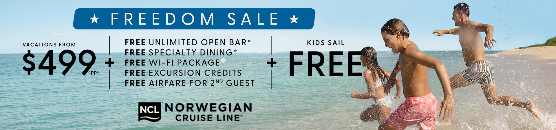 Norwegian Cruise Line - Freedom Sale